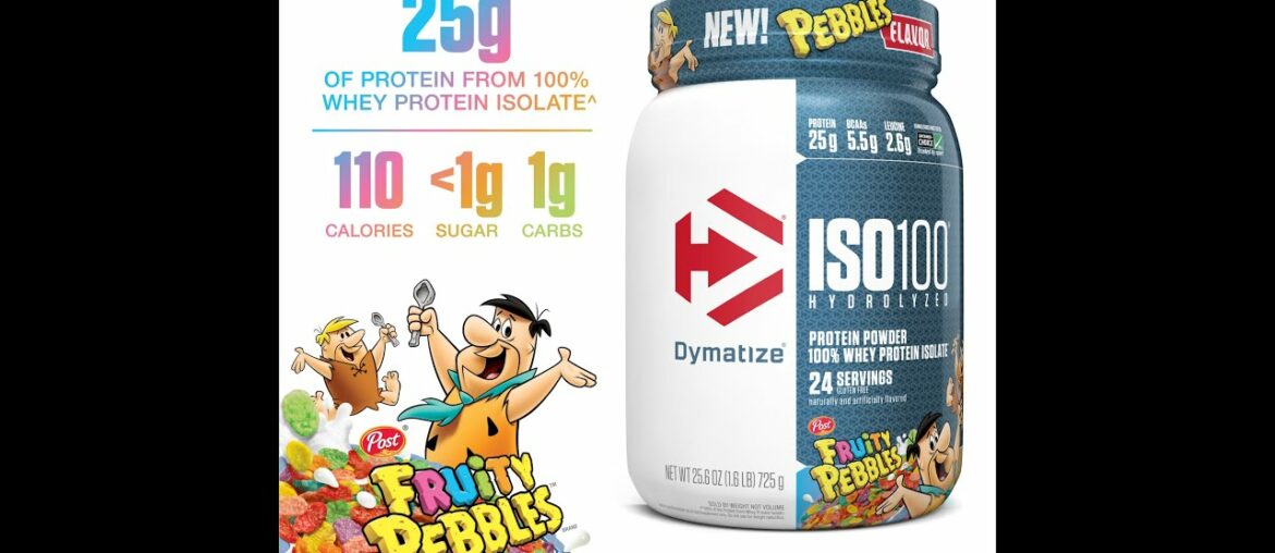 DYMATIZE FRUITY PEBBLES PROTEIN REVIEW | THE BEST TASTING PROTEIN POWDER I'VE EVER HAD