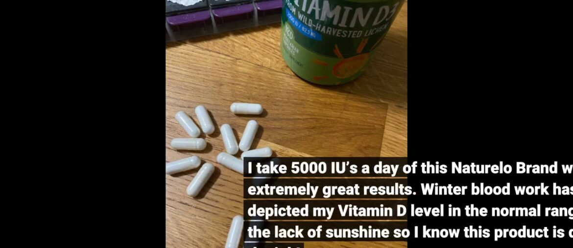 Review: NATURELO Vitamin D - 2500 IU - Plant Based - from Lichen - Best Natural D3 Supplement f...