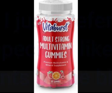 Vitaburst Adult Strong Multivitamin Gummies - Delicious Chewable Immune Support Gummies for Men...