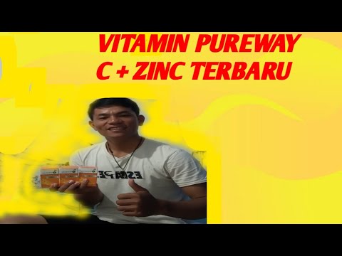 Review produk suplemen vitamin C  generasi terbaru yaitu PUREWAY C + ZINC