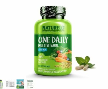 NATURELO One Daily Multivitamin for Men - with Whole Food Vitamins & Organic Extracts - Natural Supp