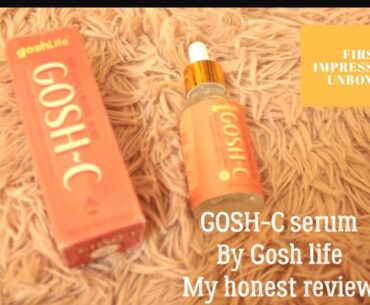 Review on Gosh-C Face Serum with Hyaluronic acid, Vitamin C, Aloe vera and Radish root seed extract