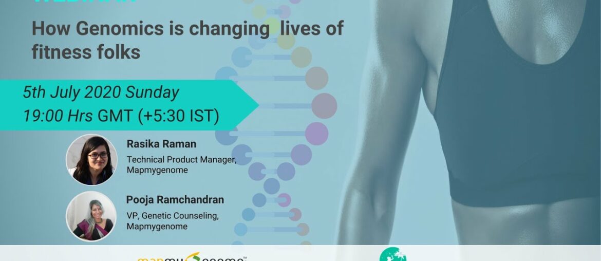 Webinar  | Genomics For Personalized Fitness Solutions - Mapmygenome and Passion For Fitness.