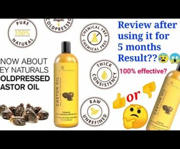 REY NATURALS | ColdPressed Castor oil | Vitamin E & Mineral rich | 100% Pure | Review| Beauty Petals