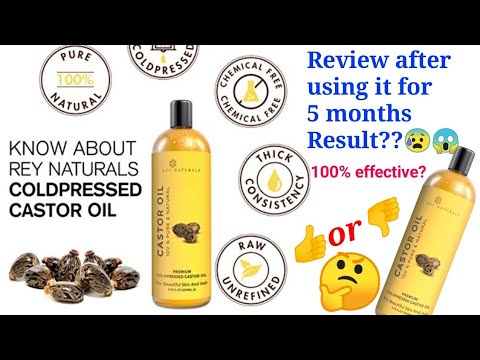 REY NATURALS | ColdPressed Castor oil | Vitamin E & Mineral rich | 100% Pure | Review| Beauty Petals