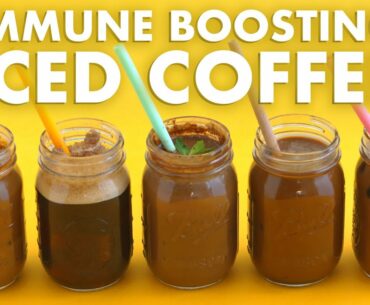 Immunity Boosting ICED COFFEE Drinks