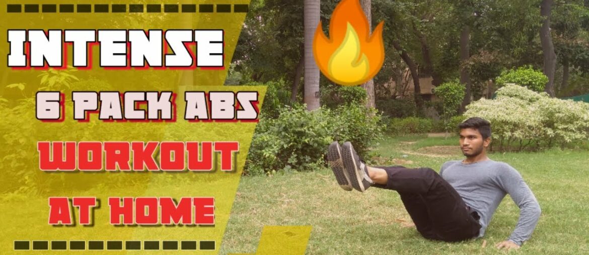 six pack abs intense workout at home