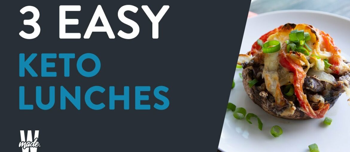 3 Easy Keto Lunches (Beginner Friendly Meal Prep)