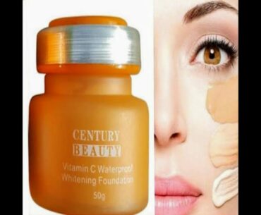 Century Beauty Vitamin C whitening cream/foundation Review