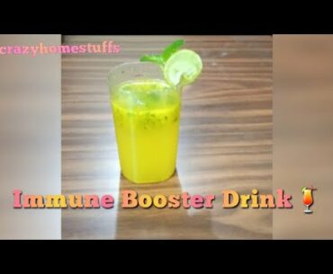 Immune Booster Vitamin C Juice | Increase Immunity | Lemon Amla Tulsi Ginger Drink recipe |COVID 19|