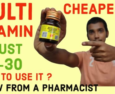 Multivitamin Multimineral Capsules | Cheapest Multivitamin Available at Chemist Shop