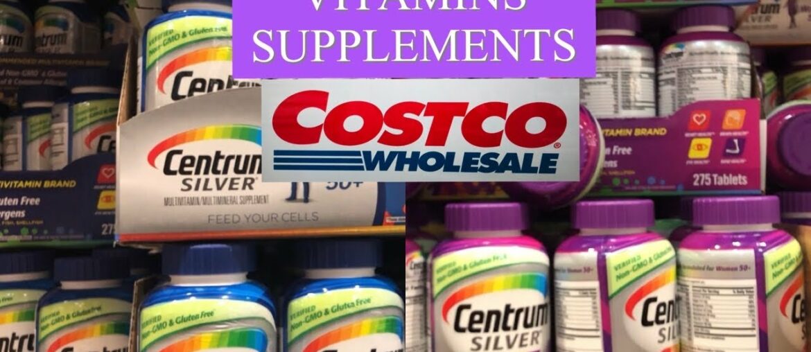 COSTCO VITAMINS AND SUPPLEMENTS JULY DEALS SHOP WITH ME
