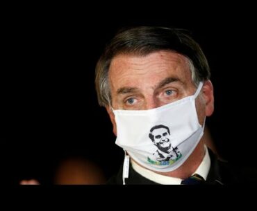 Brazil's President Bolsonaro taking - and pushing - hydroxychloroquine for Covid-19