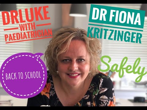 Covid19 update 1 - Paediatric pulmonologist Dr Fiona Kritzinger, back to school safely