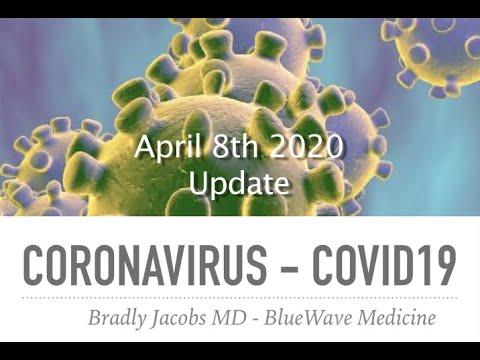 Dr  Brad COVID19 Update April 8th 2020-- Numbers, Masks, Symptoms, Testing, Supplements, QA