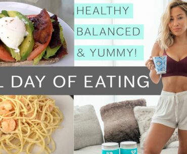 WHAT I EAT IN A DAY!! Realistic + Yummyyyyyy