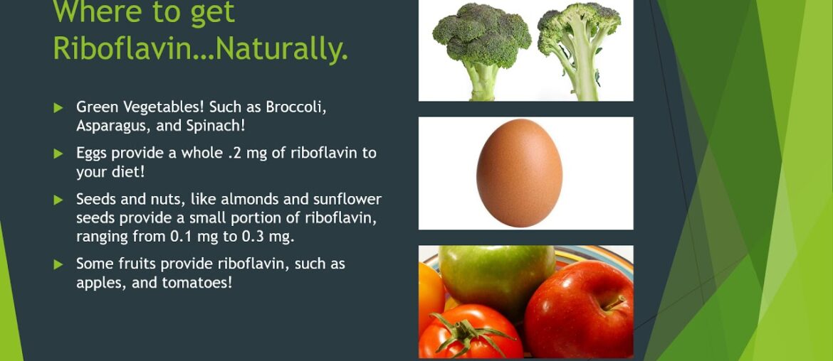 Riboflavin(Vitamin B2) Presentation - CWI Nutrition Class