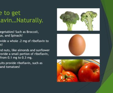 Riboflavin(Vitamin B2) Presentation - CWI Nutrition Class