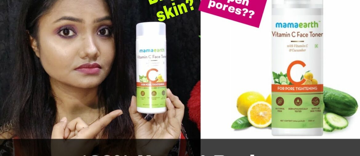 Mamaearth Vitamin C Face Toner | for Brightning Skin| Review+Demo|Neha Roy