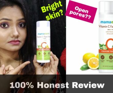 Mamaearth Vitamin C Face Toner | for Brightning Skin| Review+Demo|Neha Roy