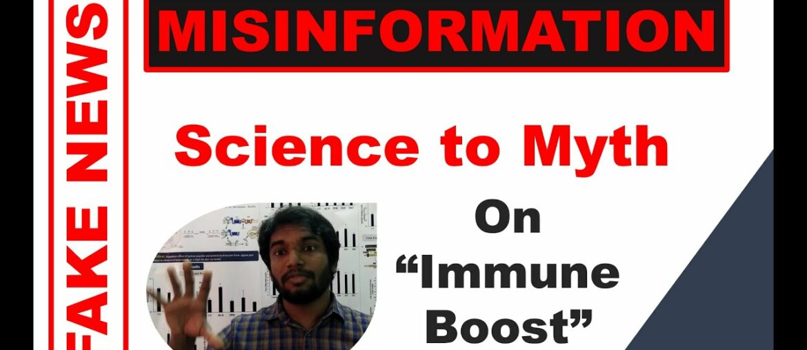 Secrets of misinformation or fake news of “immune boosting”| Foodi'n'formation| CoVID-19