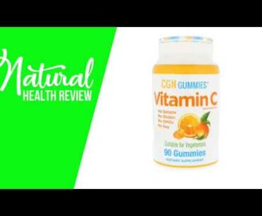 California Gold Nutrition, Vitamin C Gummies, Natural Orange Flavor, Gelatin Free, 90 Gummies