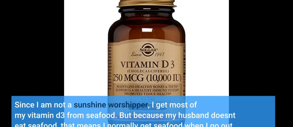 Review: Solgar Vitamin D3 (Cholecalciferol) 250 MCG (10,000 IU), 120 Softgels - Helps Maintain...