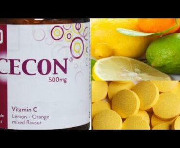 Cecon Vitamin C Tablets Benefits.Uses.Rang Gora Kerne Wali Tablets.