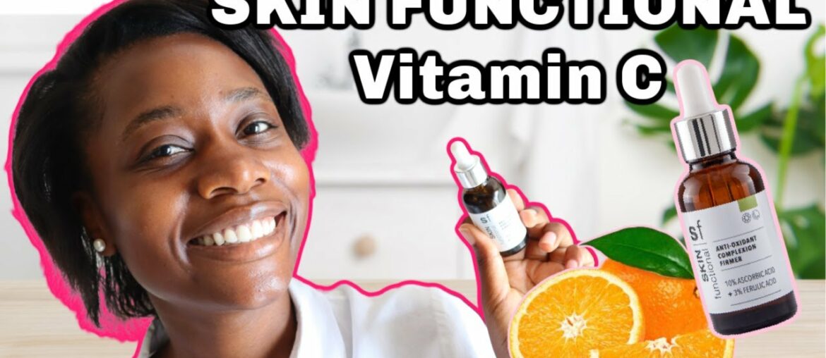 Trying the SKIN Functional Vitamin C (Absorbic Acid) serum - Skin is glowing!!