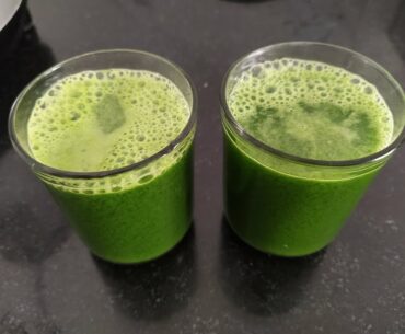 Healthy And Immunity Booster Spinach Juice Recipe  At Home