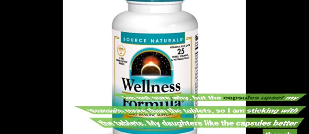 Must See Review: - Source Naturals Wellness Formula Bio-Aligned Vitamins & Herbal Defense - Imm...