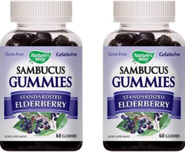 New Review: - Nature's Way Sambucus Elderberry Gummies, Herbal Supplements with Vitamin C and Z...