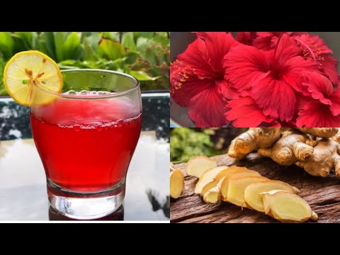 Hibiscus Ginger Tea | Immune Boosting Tea | Immunity Boosting Recipe | Natural cold and flu Remedy