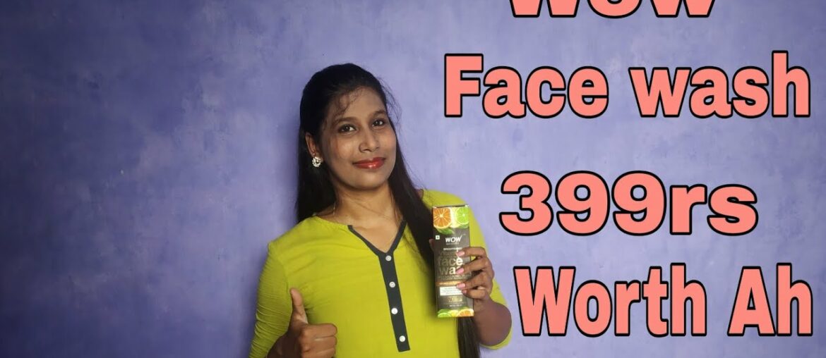 Wow vitamin C face wash review/demo in tamil/Brightening face wash with brush/Quarantine Dhamaka