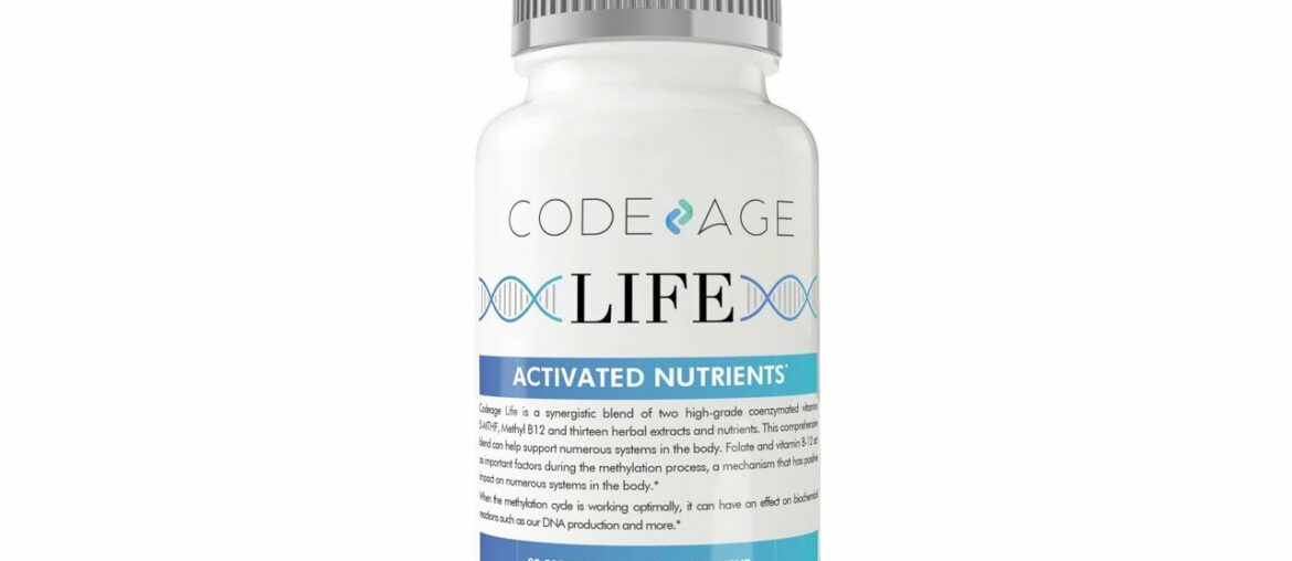 Codeage Life - Telomeres, DNA, Astragalus, Folate, Vitamins & Minerals Supplements