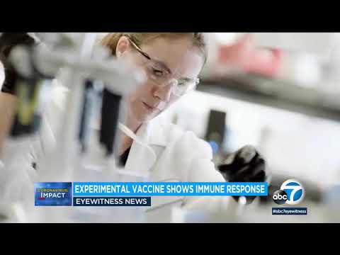 First COVID-19 vaccine tested in US revved up people's immune systems, testing shows | ABC7