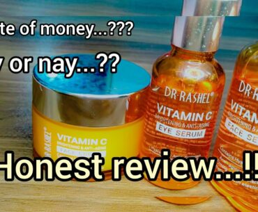 Dr.rashel vitamin C series review|yay or nay??honest review...!!!!