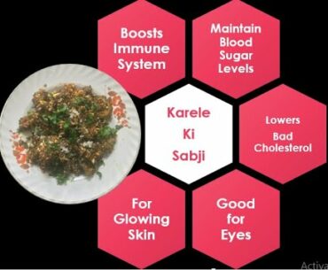 Karele ki sabji |Karele ki receipe | Immunity booster sabji | Dry Karela sabji |Khatta meetha Karela