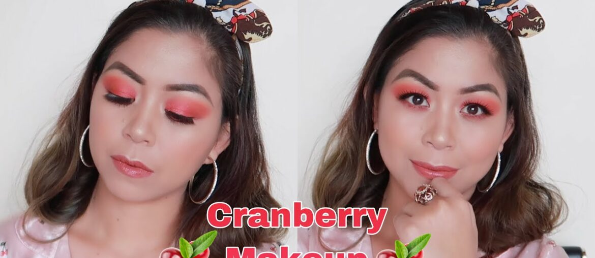 CRANBERRY INSPIRED MAKEUP LOOK | JustSimplyClaire
