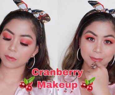CRANBERRY INSPIRED MAKEUP LOOK | JustSimplyClaire