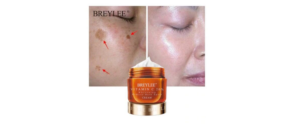 BREYLEE Vitamin C 20% VC Whitening Facial Cream Repair Fade Freckles Remove Dark Spots Melanin Remo