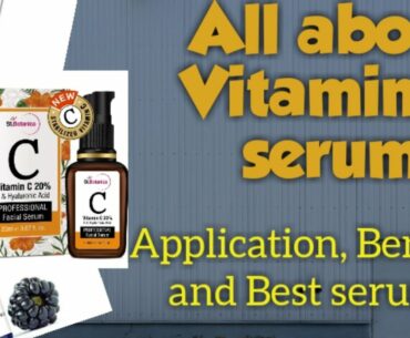 All about Vitamin C serum |Benefits|How to apply|Best options