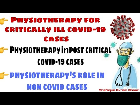 Role of physiotherapy in COVID-19 patients |