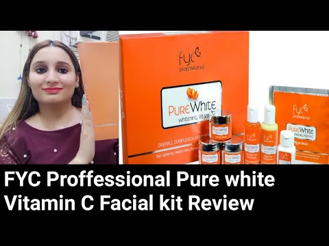 FYC Proffessional Pure White Vitamin C Facial kit Review | Best Facial kit for Skin Whitening