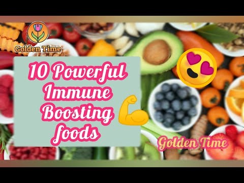 10 Immunity boosting foods | To improve our immune system | Golden Time