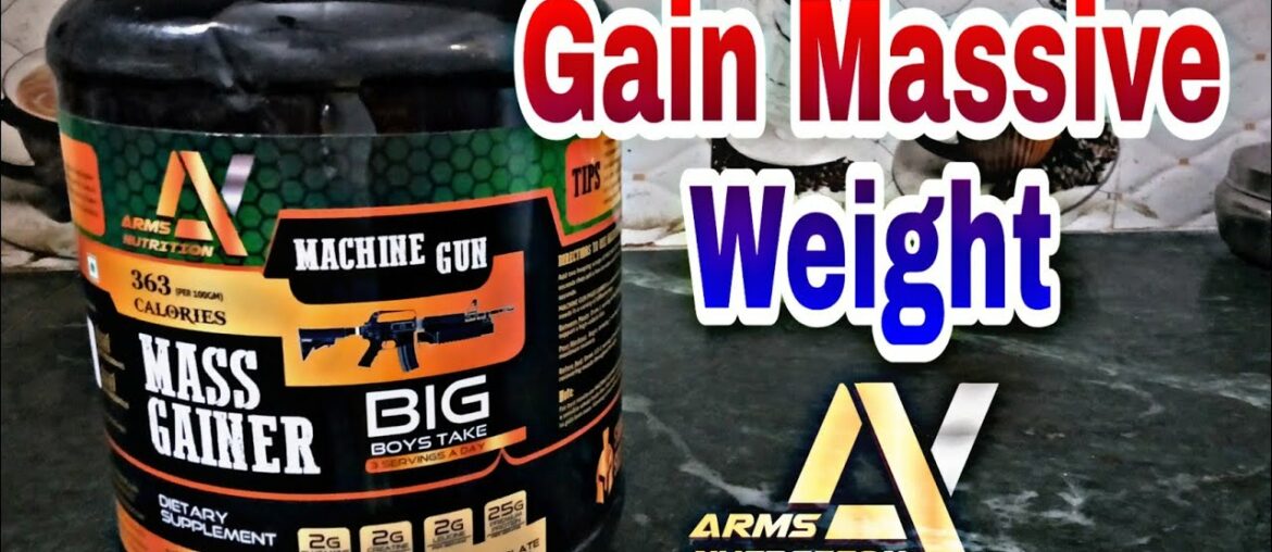 Full Mass Gainer Review Machine Gun with High Protein |Shubhanshu Khatana Fitness|