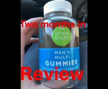 men’s simple truth gummy multivitamin two months in review