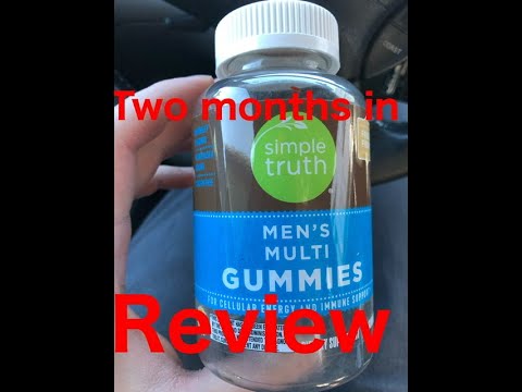 men’s simple truth gummy multivitamin two months in review