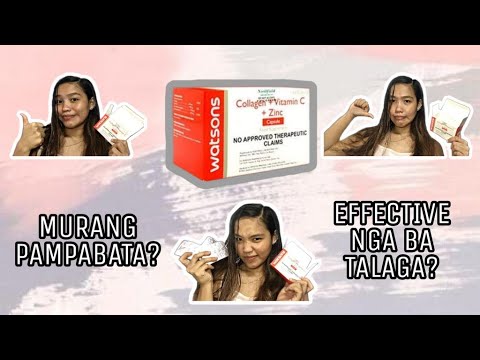 WATSONS COLLAGEN + VITAMIN C + ZINC REVIEW | MURANG COLLAGEN