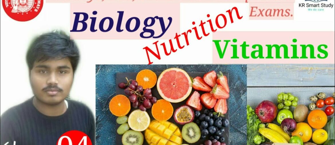 Vitamins -Biology #psc#ssc  #competitiveexams#vitamin #biology#nutrition#foodnutrients #KRSmartStudy